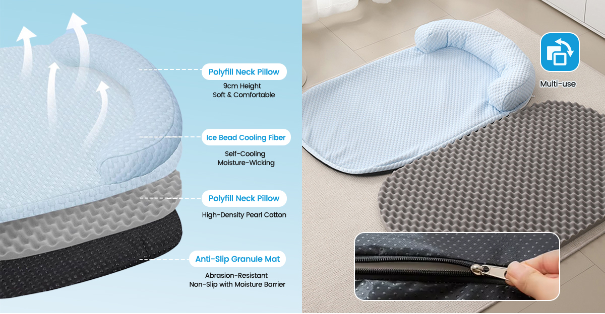 Summer Cool Fabric Waterproof Cooling Mat